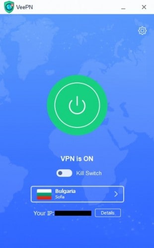   VeePN متصل 